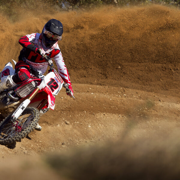 Balade en moto-cross à la Palmeraie